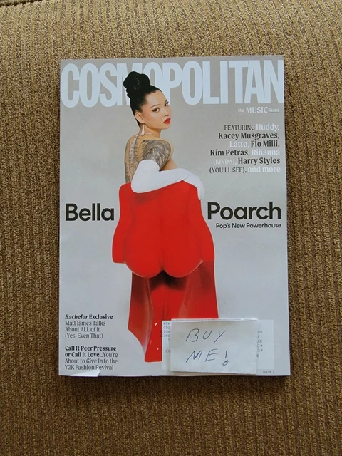 COSMOPOLITAN MAGAZINE ISSUE 2 2022 Bella Poarch Mark Tuan Raveena Huddy