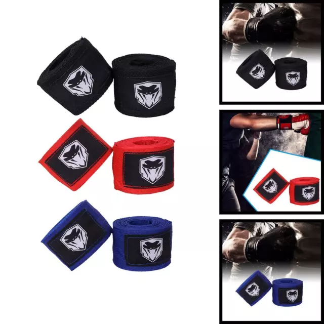 2x Boxing Hand Wraps Training Boxing Wraps for Muay Thai Workout Taekwondo