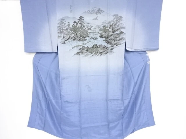 39011# JAPANESE KIMONO / MENS HITOE JUBAN / Mt.FUJI