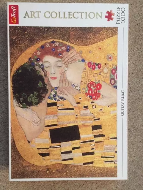 1000 Teile Puzzle Treff vollständig Art Collection Gustav Klimt The Kiss