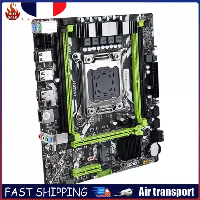 X79-F1 E5 V2 Mainboard 128GB 4 Slot DDR3 SATA2.0 Motherboard for Xeon 2011 E5 V2