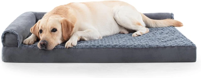 Orthopedic Dog Bed for Large/Medium Dogs, Large Dog Bed W/Waterproof Liner & Rem
