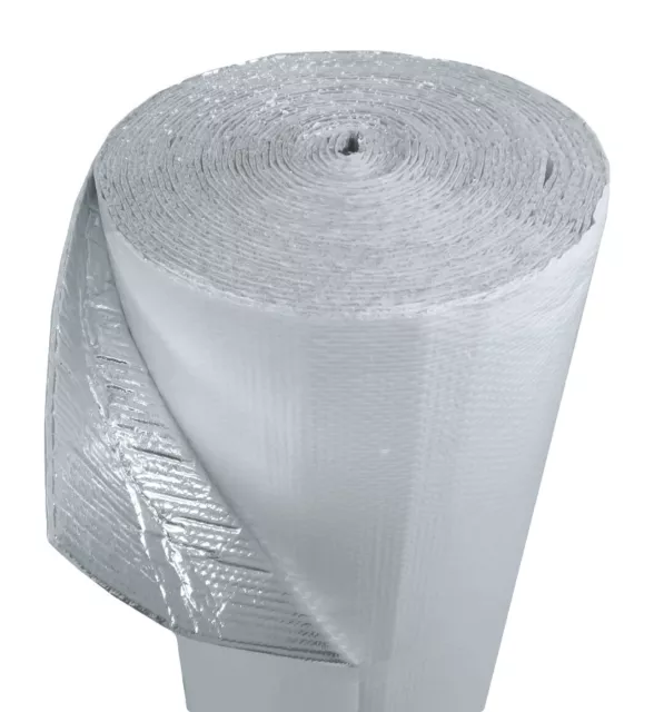 REFLECTIX 12"x10' Double Bubble White Reflective Foil Insulation R8-24