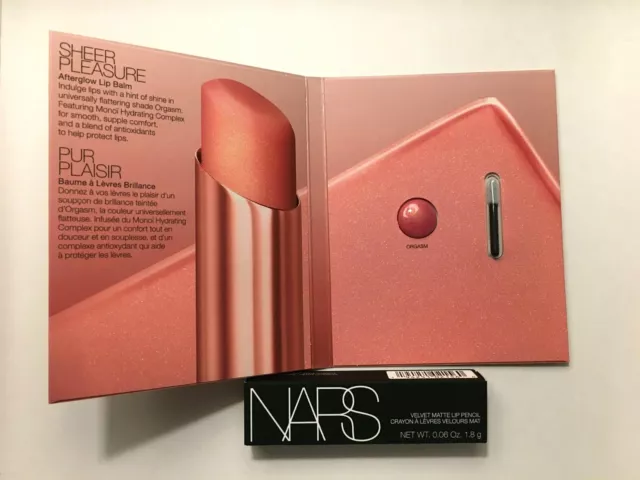 NARS Duo Set with Velvet Matte Lip Pencil 0.06oz. and Afterglow Lip Balm