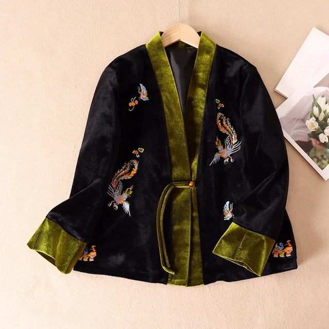 Veste Style Chinois - Col Montant, Boutons Pression - Coton Et Lin - Coupe Regular - Plusieurs Coloris