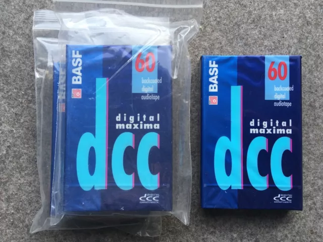 BASF dcc 60 digital maxima Cassette Kassette Tape NEU und OVP