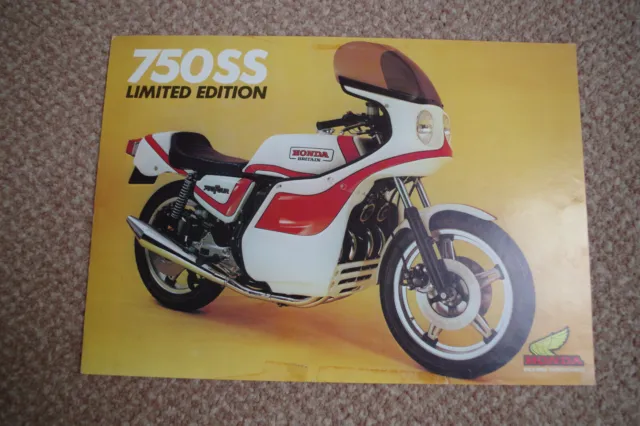 RARE c 1979 HONDA CB750SS Limited Edition Motorcycle Brochure