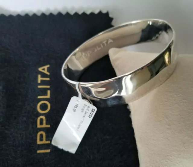 IPPOLITA - Senso Sculpted Wide 18mm Bangle Bracelet - 79 Grams - NWT! $895