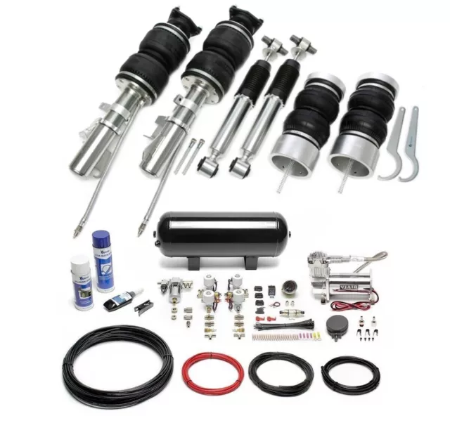 Ta technix Sospensione Pneumatica Viair Compressore Kit Nero per Jaguar X-