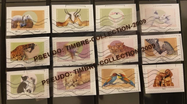 Tendres Animaux - Timbres Lv Obliteres - Nouveaute 06 Fevrier 2023