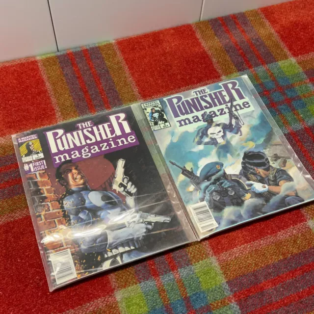 The Punisher Magazine - Volume 1 Number 1 &2 - Marvel, October 1989 1st Issue