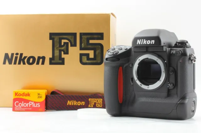 [Top Como Nuevo en Caja 309xxxx] Cuerpo de Cámara Fotográfica Nikon F5 SLR 35 mm de JAPÓN