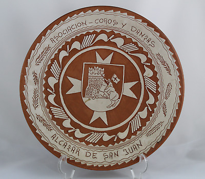 Plato decorativo Ceramica Asociacion Coros y Danzas ALCAZAR DE SAN JUAN  Año1992
