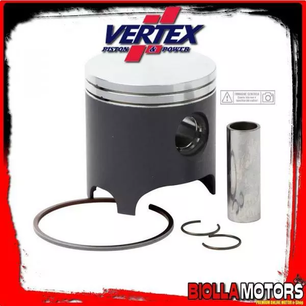 22445B VERTEX PISTON 46,94mm 2T KAWASAKI KX80 1993- 80cc (2 rings)