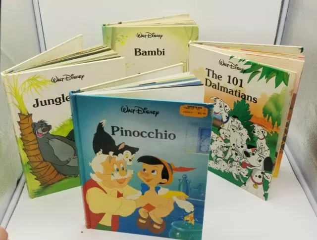 Walt Disneys Jungle Book Pinocchio Bambi and 101 Dalmations by Croker Hardcover