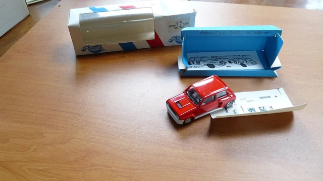Solido Record Kit 1/43 – Renault 5 Turbo Galtier RAC Rally 1981, Monté, Bon état