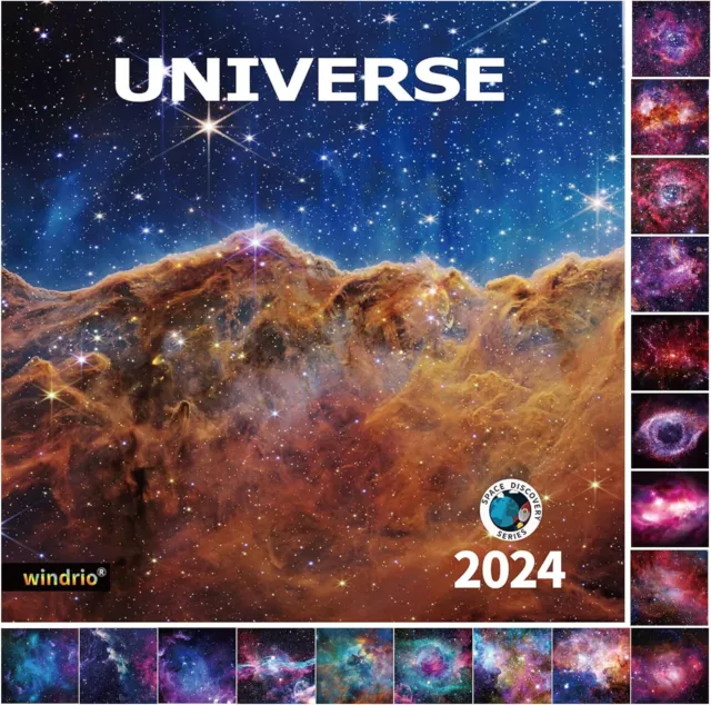 2024 WALL CALENDAR,CALENDAR 2024, November 2023 December UNIVERSE 11