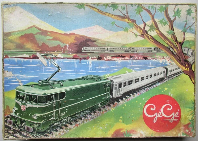 Coffret Complet Gégé HO – Locomotive électrique BB 9240 SNCF – Paris-Milan – Vintage