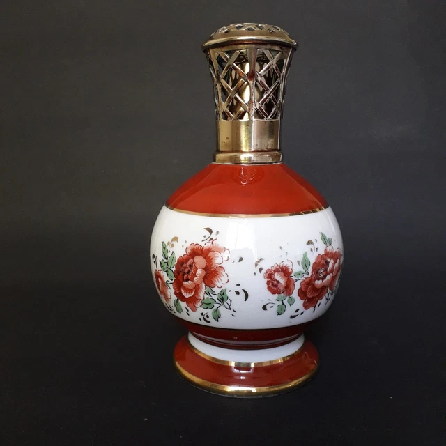 Lampe Berger En Porcelaine Motif Couleuvre Style Empire – Parfum Diffusé élégant