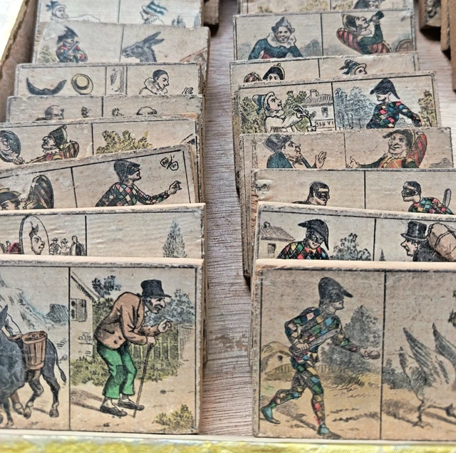 ANCIEN JEUX DE loto comique. Mauclair Dacier ? Incomplet EUR 14,90 - FR