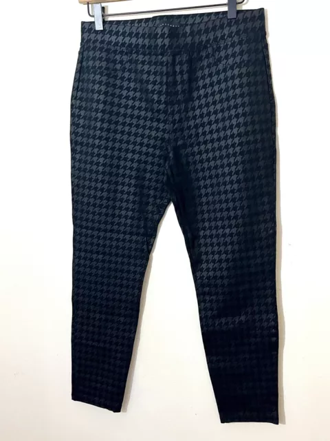Anthropologie Sanctuary Large Pull On Legging Pants Houndstooth 25” Inseam (15)