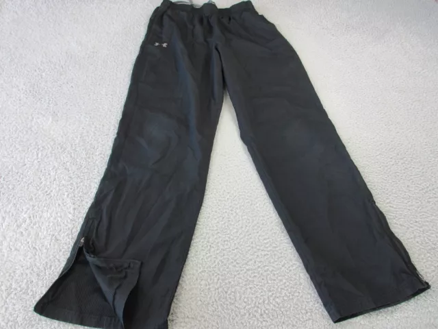 Under Armour Pants Mens Medium Black Track Pants Athletic Lightweight 28X31