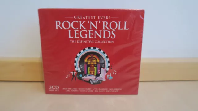 Rock'n'Roll Legends - Greatest Ever 3 CDs - The Definitive Collection NEU