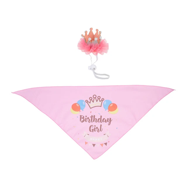 Chapeau D'anniversaire Pour Animaux De Compagnie Chien Chiot Bandeau Filles