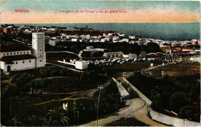 CPA AK MAROC Vue générale de TANGER du grand Zoco (93225)