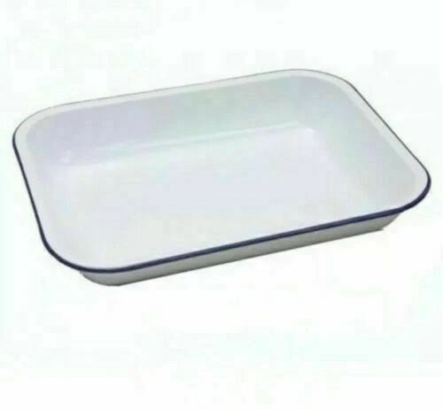 34cm Falcon Rectangular Enamel Roasting Oven Baking Dish Pan 61034c