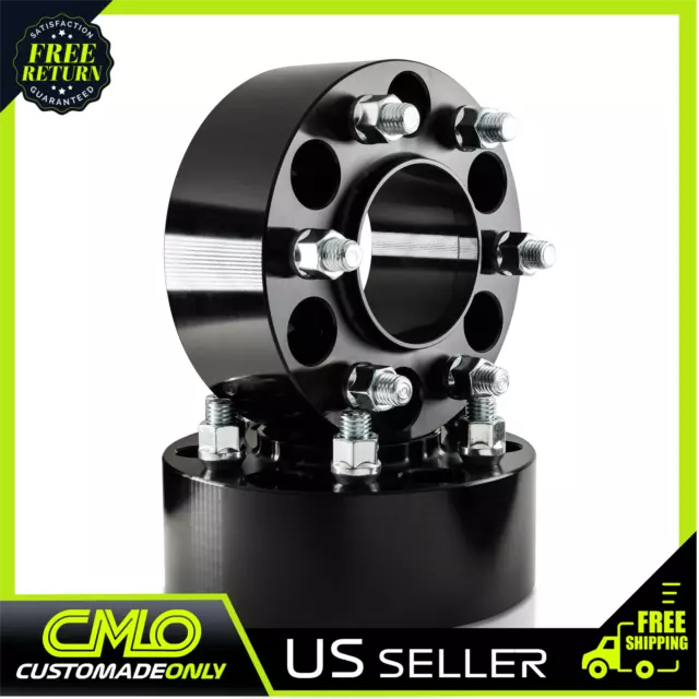 2pc 2.5" Black Wheel Spacers 6x135 For 04-14 F150 03-14 Navigator & Expedition