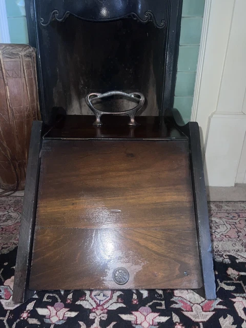 Antique/Vintage Wooden Fireside Log/coal Scuttle