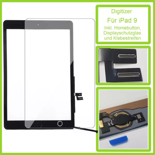 HX Touchscreen für iPad 9 A2602 A2604 A2603 A2605 Display 10,2 Glas Digitizer