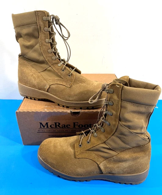 NEW 11.5 W McRAE FOOTWEAR 8189 MilSpec Hot Weather Coyote Boots Sierra