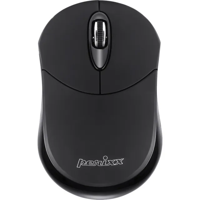 3x Perixx PERIMICE-809, Mouse Bluetooth per PC e Tablet, Nero