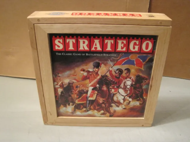 Stratego Nostalgia Game Series Wood Box Board Game Milton Bradley