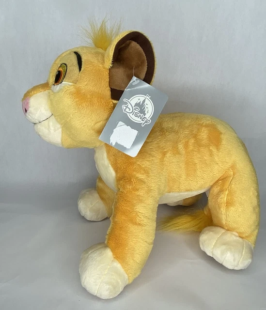 SIMBA DISNEY STORE Lion Cub Plush Stuffed Animal from The Lion King