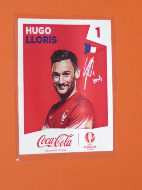 #1 Hugo Lloris France Tottenham Spurs Panini Coca Cola Football Uefa Euro 2016