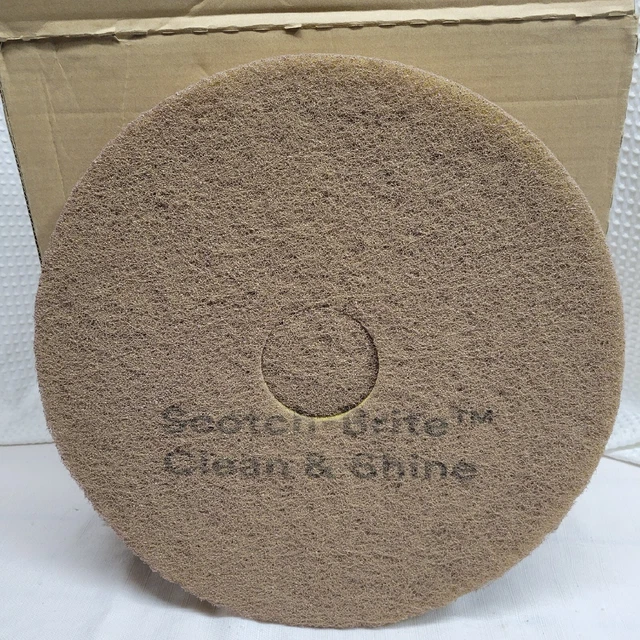(5) 3M 9545 16" 3m Scotch Brite Low Speed Scrubber Pads XE-0060-0112-9 New