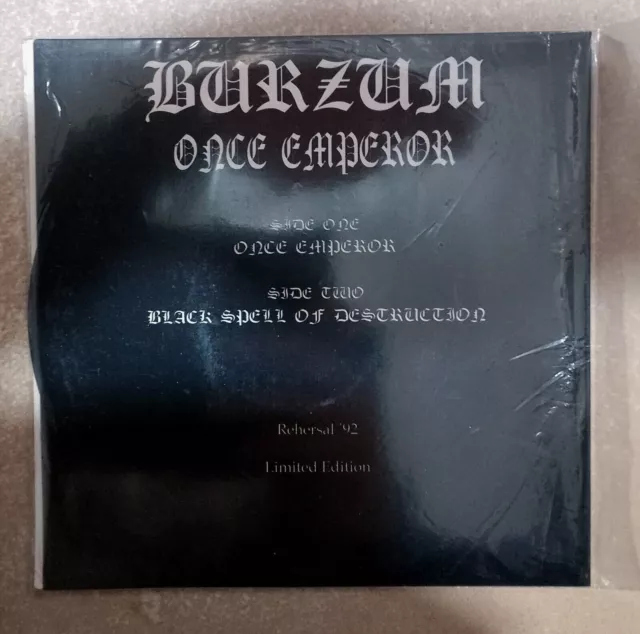 1Burzum Once Emperor 7ep vinyl 2001 limited  Black Metal Death Mayhem DarkThrone 2