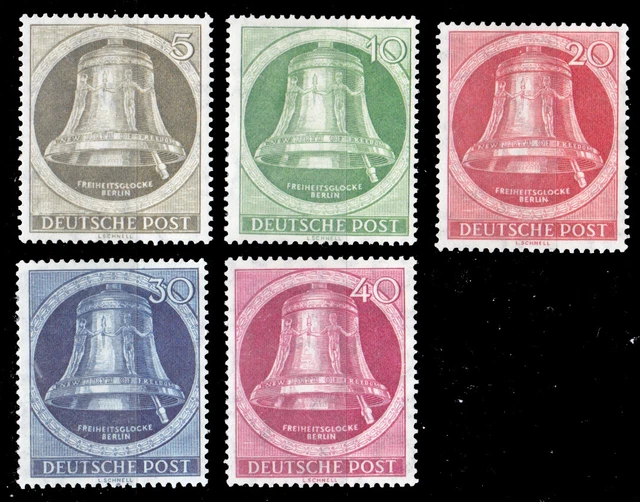Berlin 82/86 ** Freiheitsglocke (II), Klöppel rechts, postfrisch