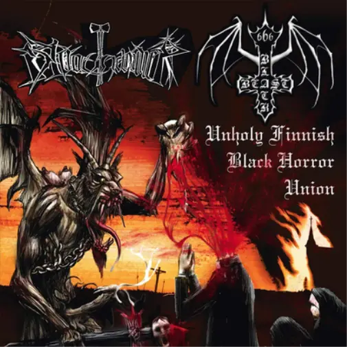 Bloodhammer/Black Beast Unholy Finnish Black Horror Union (Vinyl) 12" Album