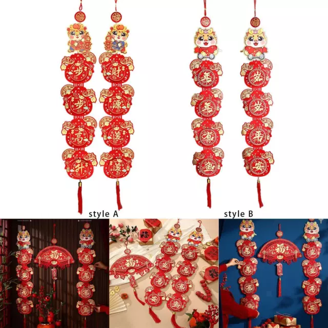 2024 CHINESE DRAGON Lunar New Year Couplets Dragon Image Hanging