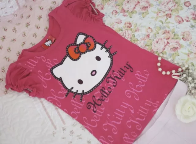 vk Shirt mit Hello Kitty von Sanrio, Gr. 98, NP war 18€