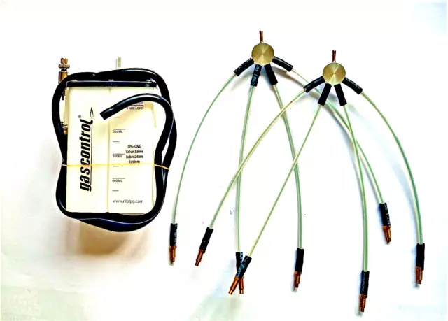 LPG Premium Flush Lube Oil Valve Saver Kit Set With 8 Way Lubricant Distributor