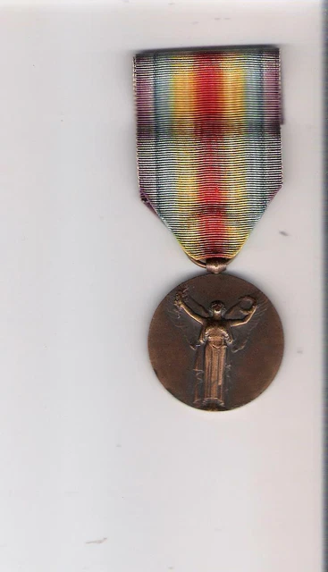 TROISIÈME RÉPUBLIQUE Médaille Commémorative Interalliée De La Victoire Grande Guerre 1914 1918 Ttb,fme 641301,a