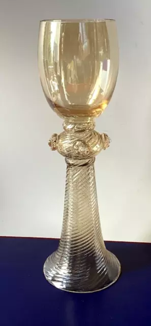 German Roemer Hock Wine Glass