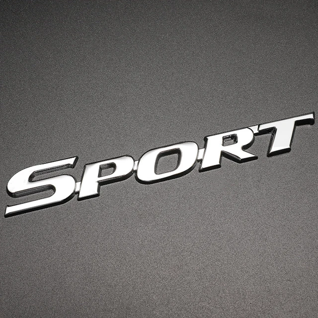 Sticker DIY Decal Decor 3D Sport Racing Emblem Badge For Car Trunk Fender Door