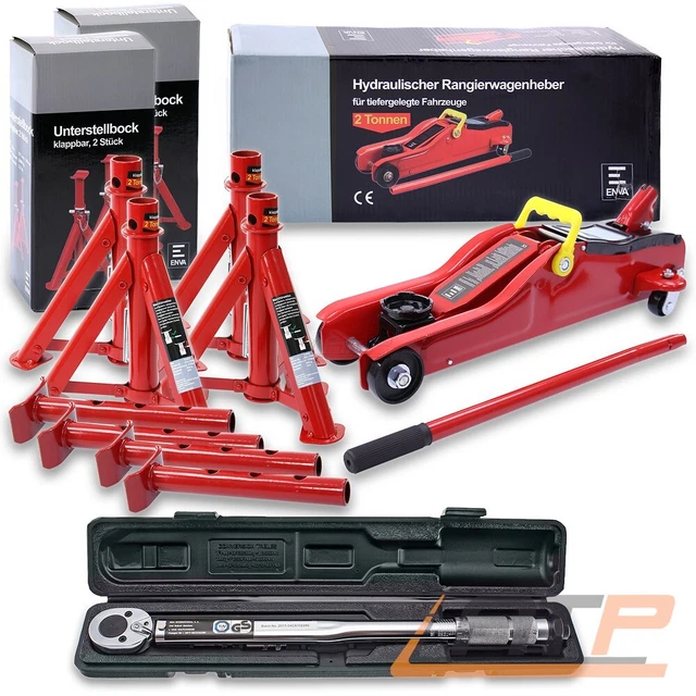 CHIAVE DINAMOMETRICA PISTOLA SOLLEVATORE CARRELLO ELEVATORE IDRAULICO 4x CAVALLETTO 2t