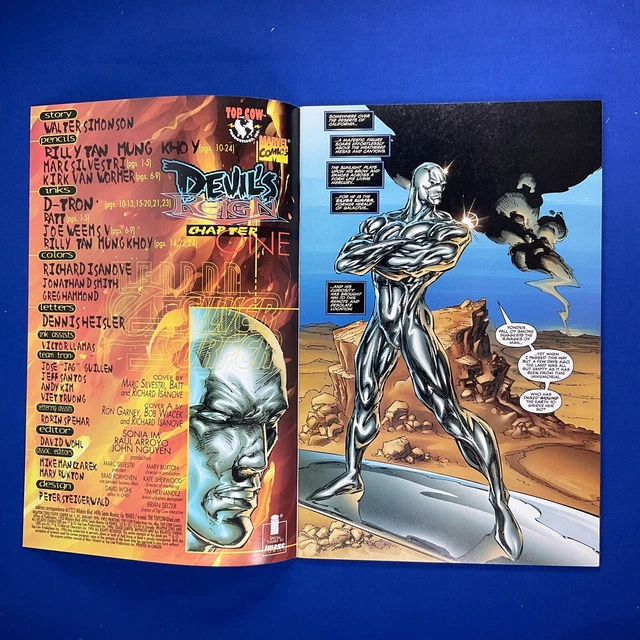 Devil's Reign #1 Silver Surfer Weapon Zero Top Cow Marvel Comics 1997 Crossover 2